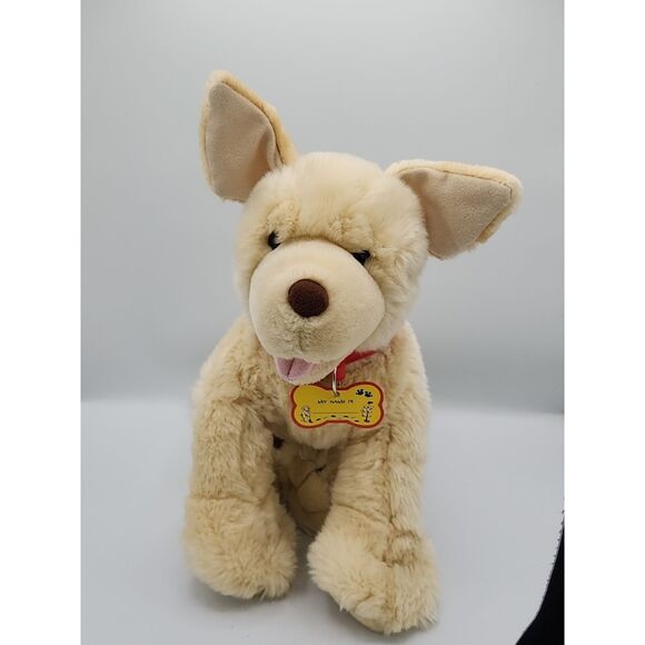 Build A Bear Yellow Labrador Dog Retriever Puppy Plush Stuffed Animal 13" BAB - Picture 1 of 9
